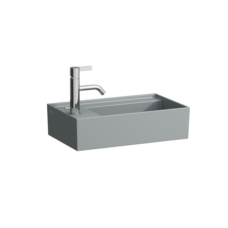 Fontein 460X280 1 Kraangat Links -Overloop mat grafiet