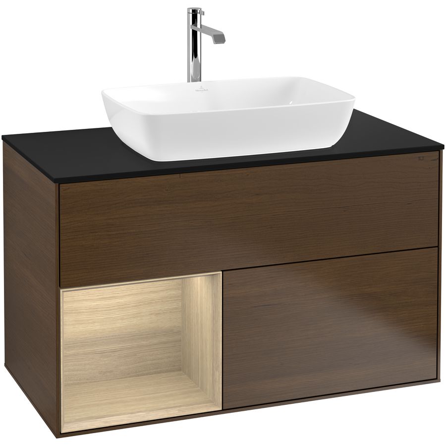 Wastafelonderkast Finion 1000x603x501mm W.Veneer G772PCGN