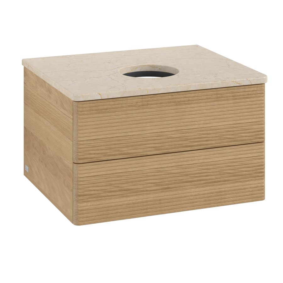 Wastafelonderkast Antao 600x360x500mm Honey Oak K18113HN