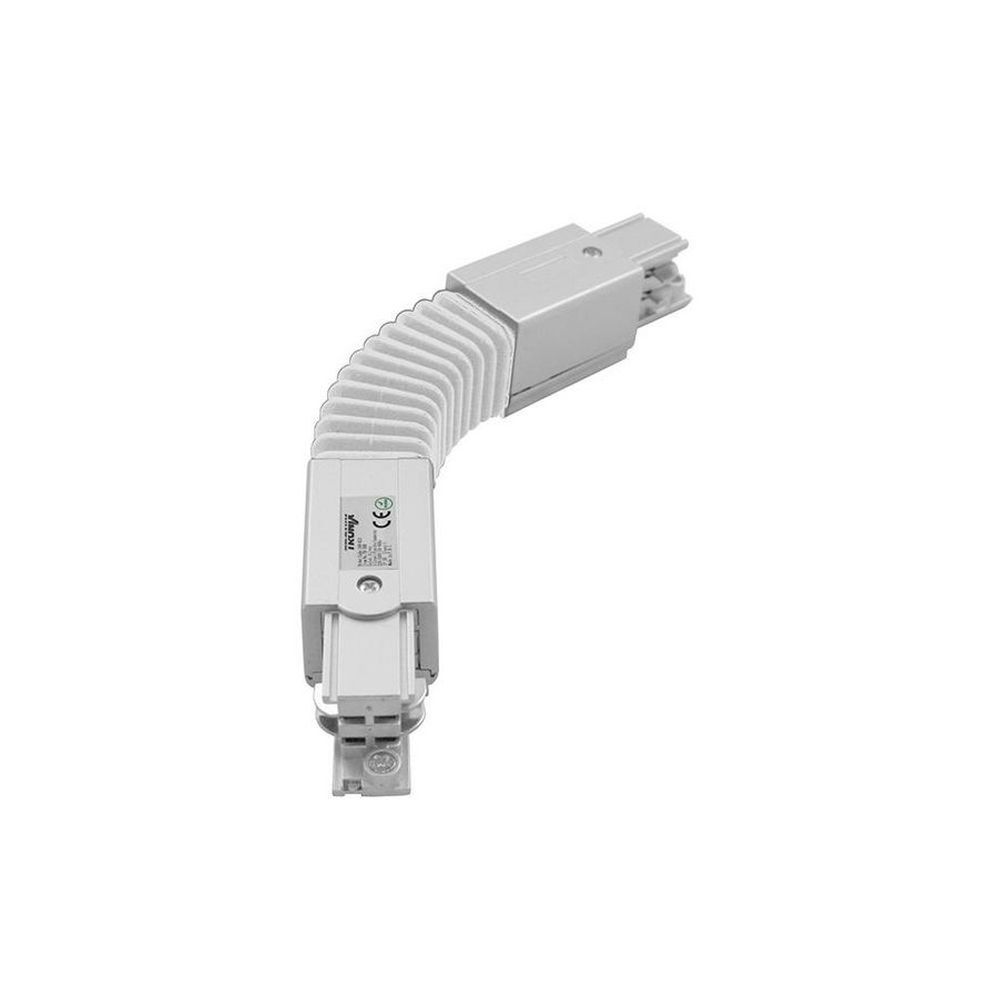 Flexibele connector voor 3-fase rails wit