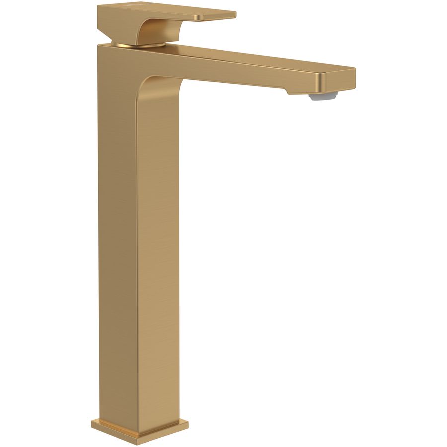 Eengreeps wastafelkr hoog Architectura Square Brushed Gold