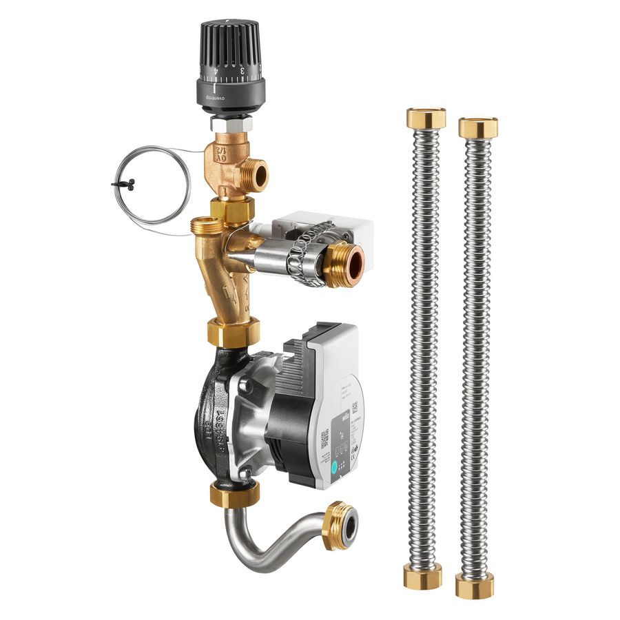 Regudis W-HTE aanvoertemperatuurregeling + pomp vloerverwarm