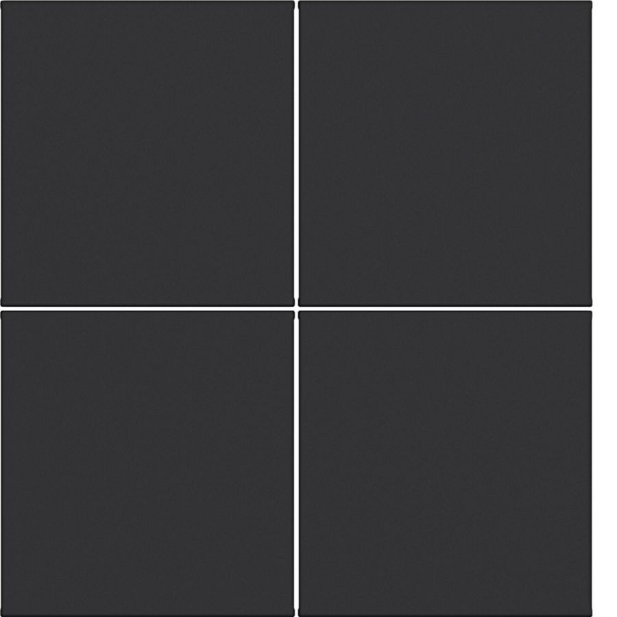 Afdekking KNX taster 4-voudig A.x/C.x nachtzwart mat