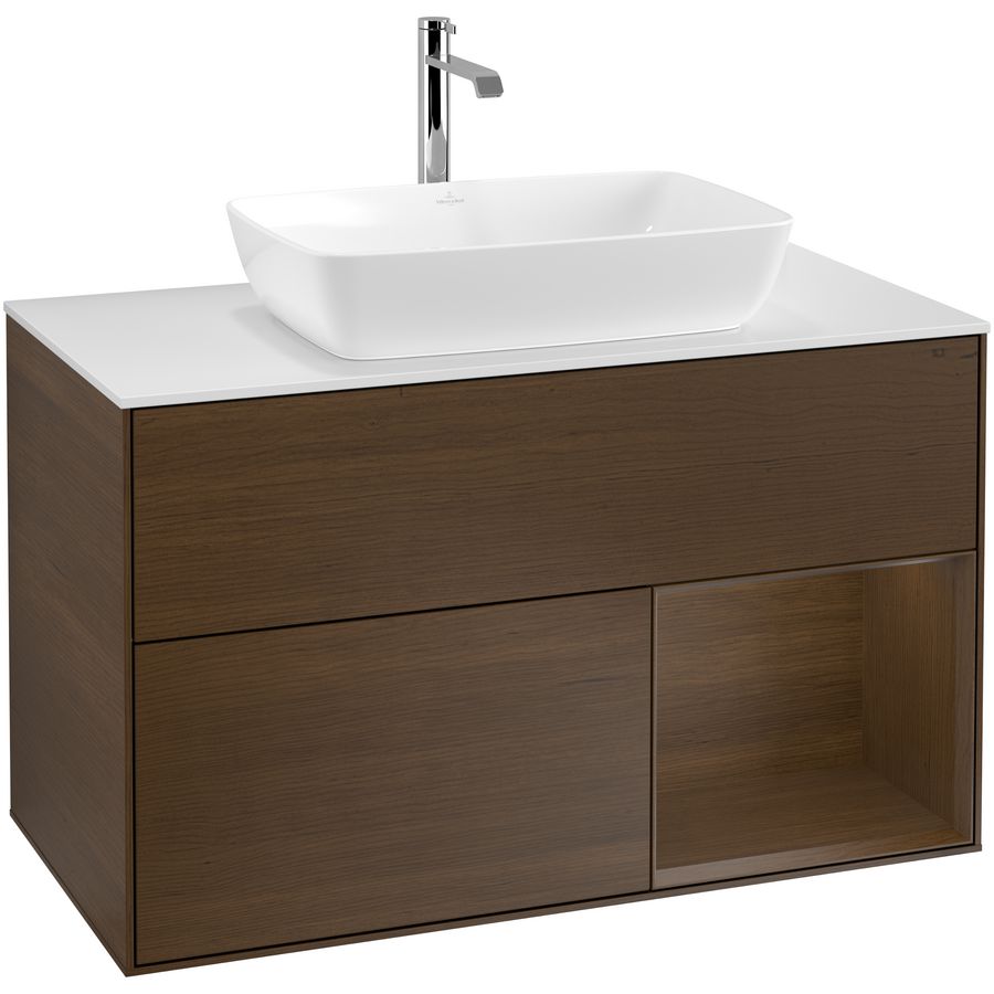 Wastafelonderkast Finion 1000x603x501mm W.Veneer G781GNGN