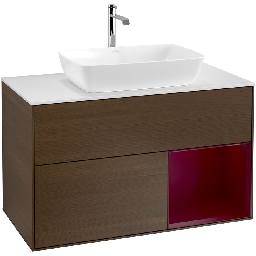Wastafelonderkast Finion 1000x603x501mm W.Veneer G781HBGN