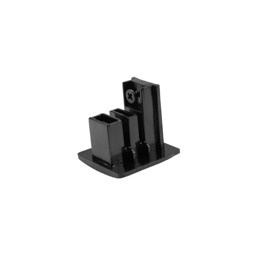 Eindkap voor 3-fase rails zwart