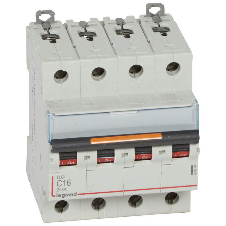 Installatieautomaat 4-polig C-karakteristiek 16A 25kA DX³ DIN
