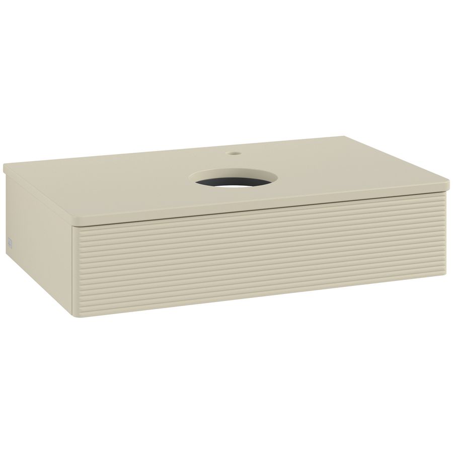 Wastafelonderkast Antao 800x190x500mm S.Grey Matt Lacquer L08150HJ