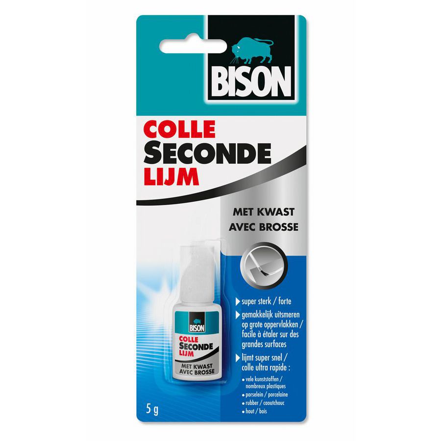 Secondelijm met kwast VVE=12