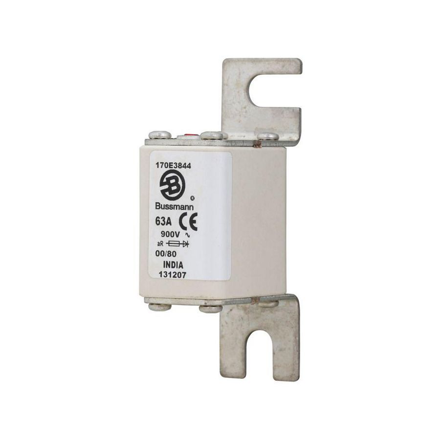 Zekering hoge snelheid 63A DC 900V 00 aR IEC met mel VVE=6