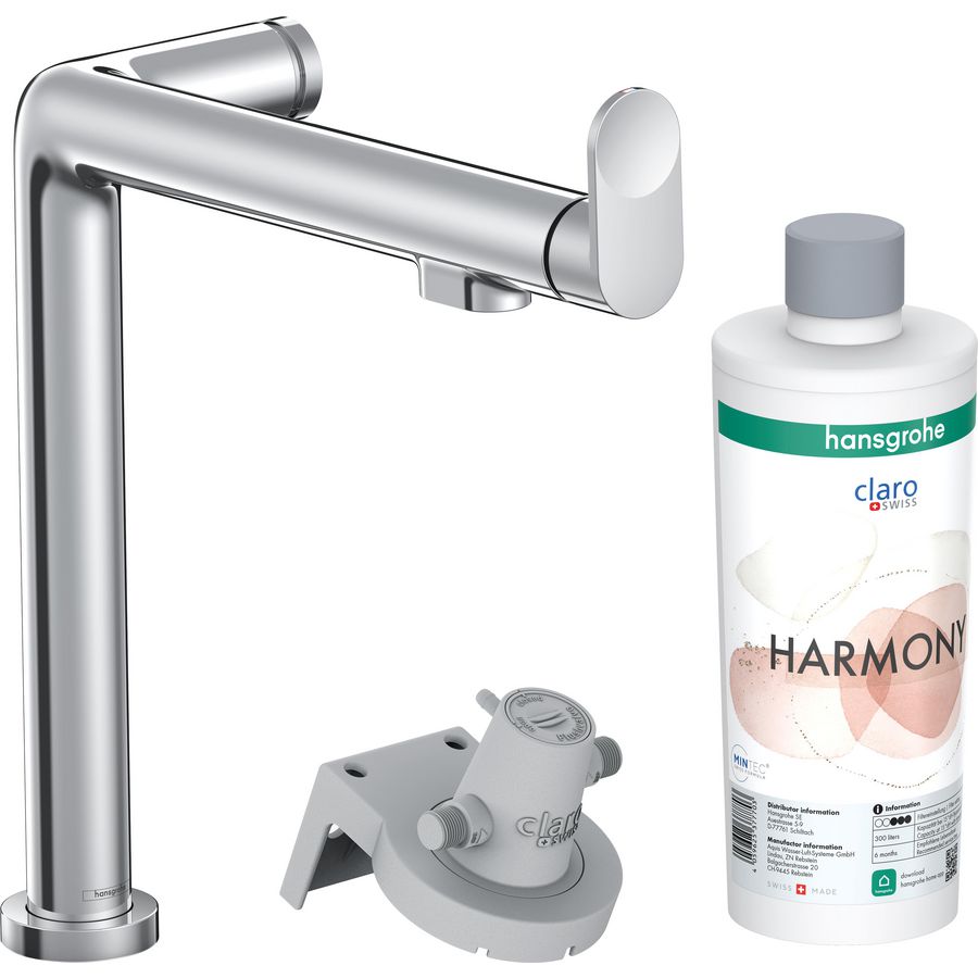 Aqittura M91 keukenkraan FilterSystem 240 1 straalsoort starterset chroom