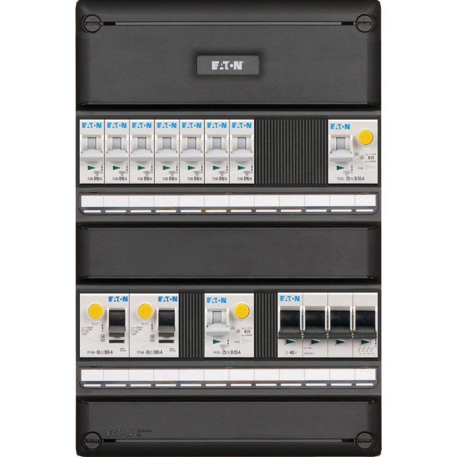 S55 PV ready FLEX, 1f / 3f, Inst.aut. 7 gr 2 ALS 63A 2p PV EV HS 64 Eaton