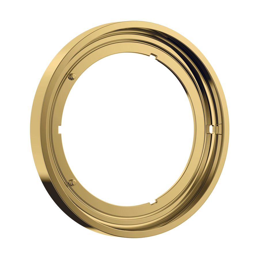 Kraanrozet AX ShowerSelect ID verlenging rond 5mm Polished Gold Optic