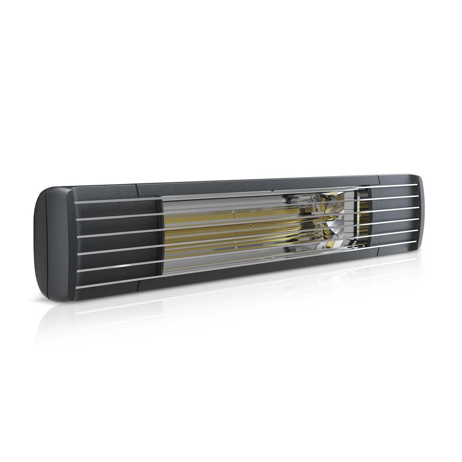 EXO PRO donkerstraler 2000W RF Zwart 9011 IP65