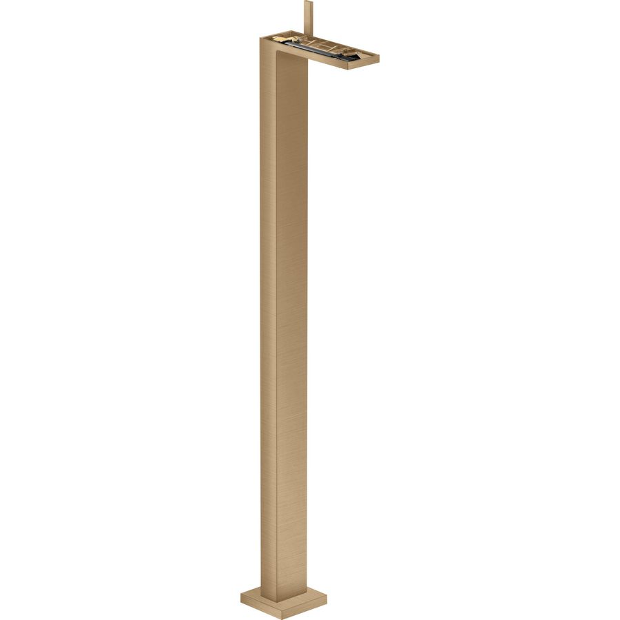 AXOR MyEdition 1-hendel wastafelmengkraan vloergemonteerd zonder plaat met afvoerplug Brushed Bronze