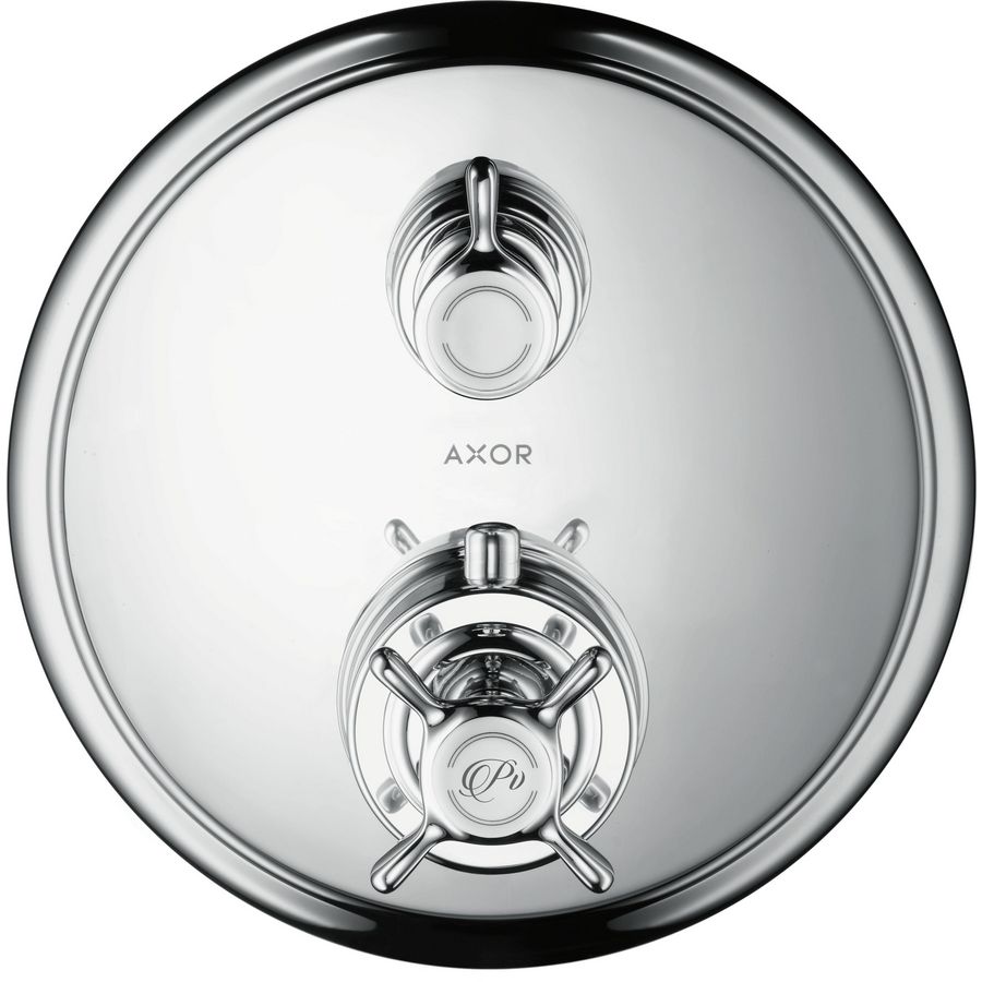 Afbouwdeel AXOR Montreux inbouw thermostaat+stop- en omstelkraan chroom