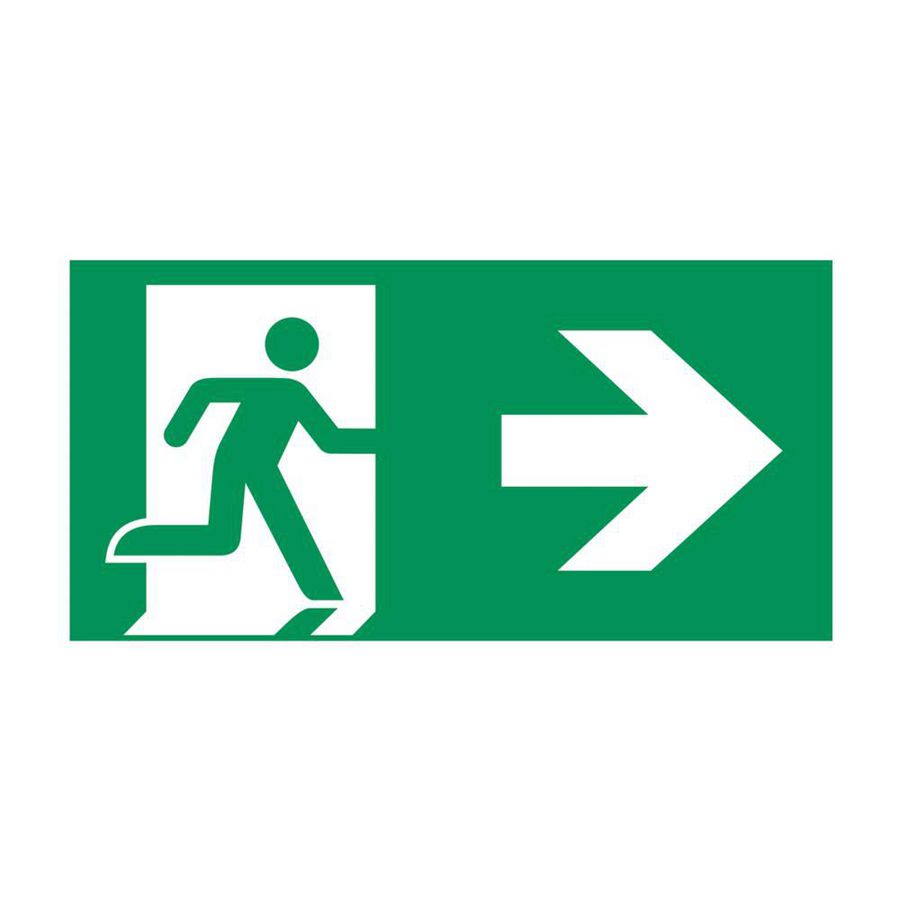 Pictogram (kap) 46000 serie, 60m, ISO A, pijl rechts Eaton Blessing