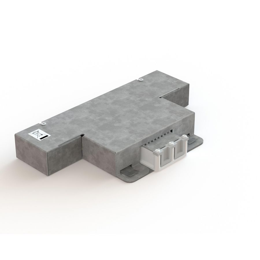 Verdeeldoos 4V staal + fastconnectors