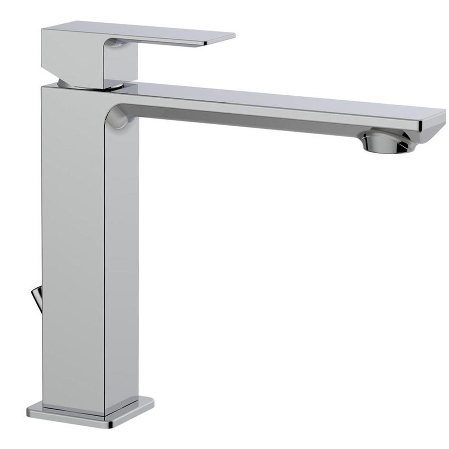 Half verhoogde wastafelmengkraan ELLE+aut. lediging EL073HCR