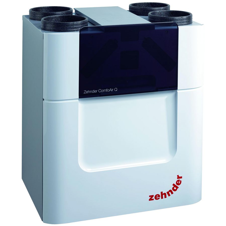 WTW-unit ComfoAir Q350 luchttoevoer Links als Rechts met RF en vorstvrij-software