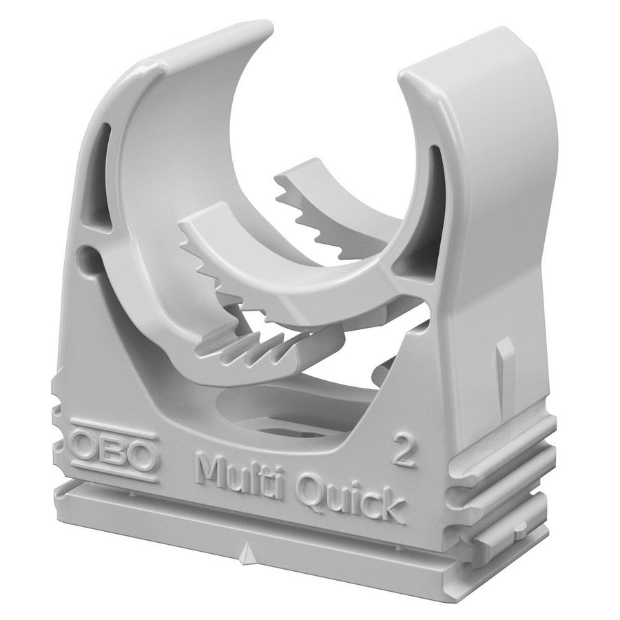 Kabelbuisklem Multi-Q koppelbaar 18,5-22,5mm Polyamide lichtgrijs RAL703 VVE=100