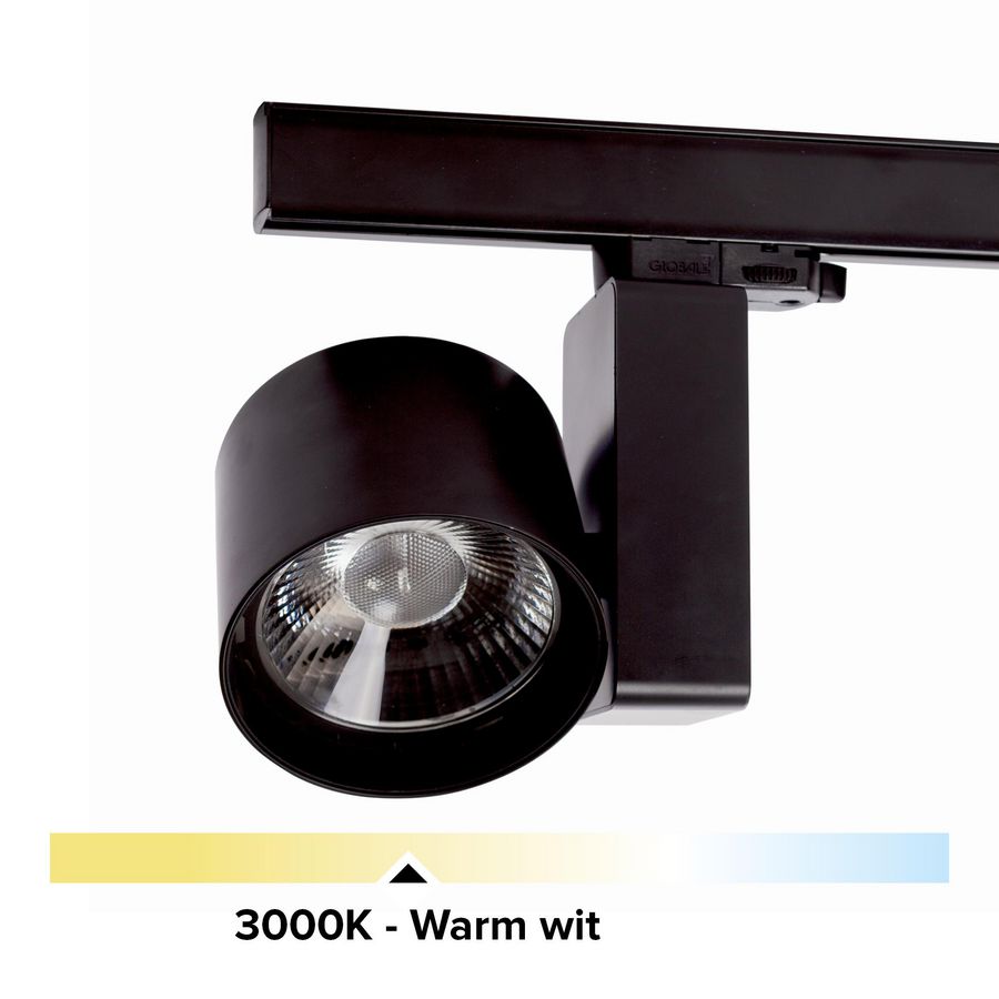Trackspot B Zwart 33W 3500 lumen 3000K 30gr.