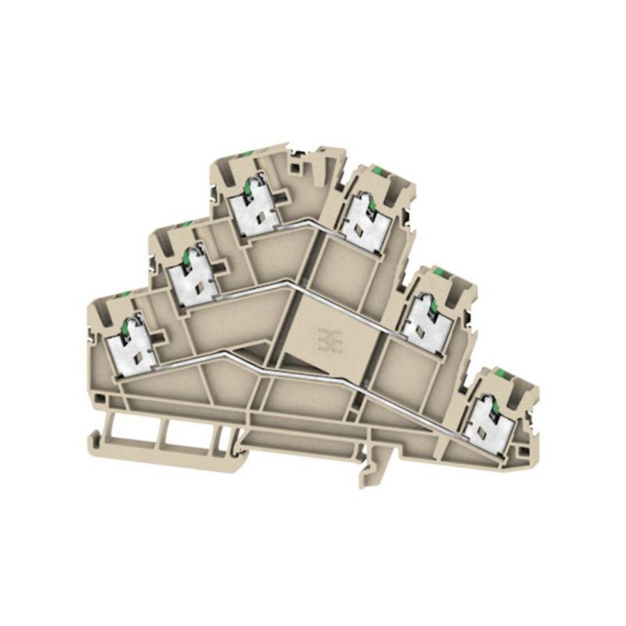 Meerlaagse klem SNAP IN beige 2,5mm2 2902600000 VVE=50