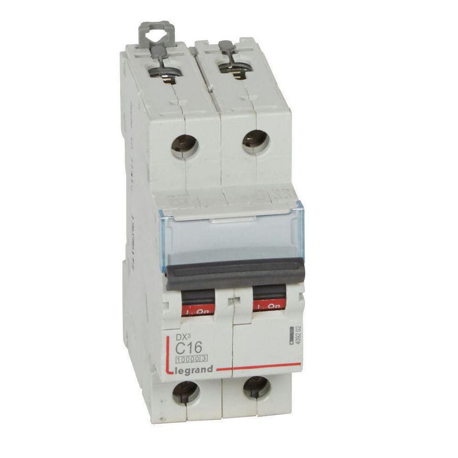 Installatieautomaat MCB DX³ 2-polig C-karakteristiek 16A 10000A