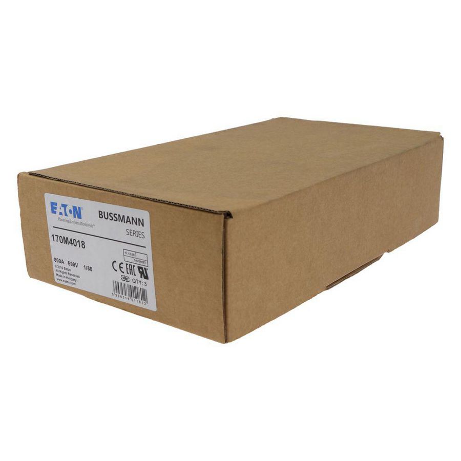 Zekering hoge snelheid 800A AC 690V 200kA 1 53x53x108 VVE=3