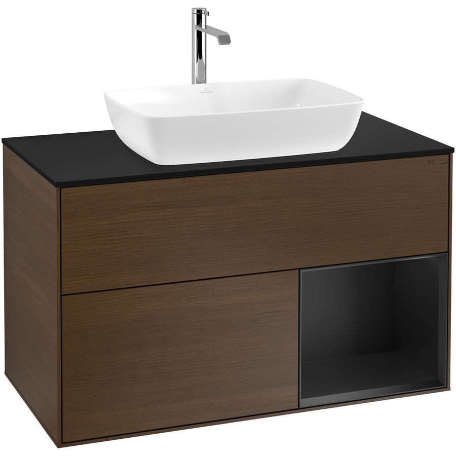 Wastafelonderkast Finion 1000x603x501mm W.Veneer G782PDGN