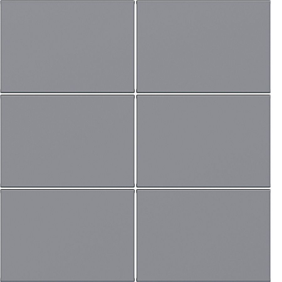 Afdekking KNX taster 6-voudig A.x/C.x titaan