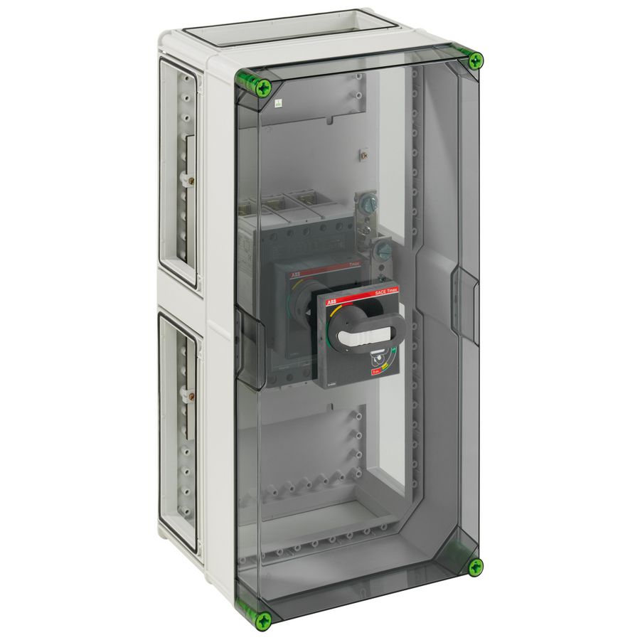Behuizing met vermogensschakelaar IP54