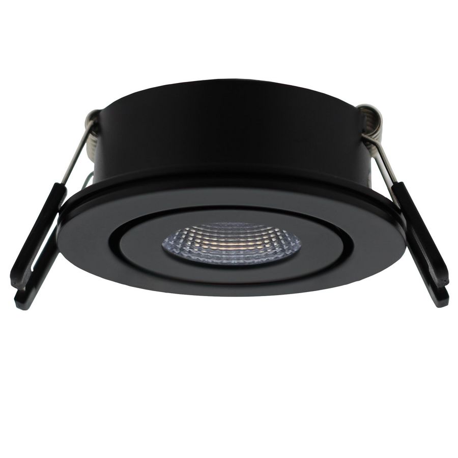 LED spot Zwart 3,1W 350mA 2700K IP44 Lumiko Venice COB