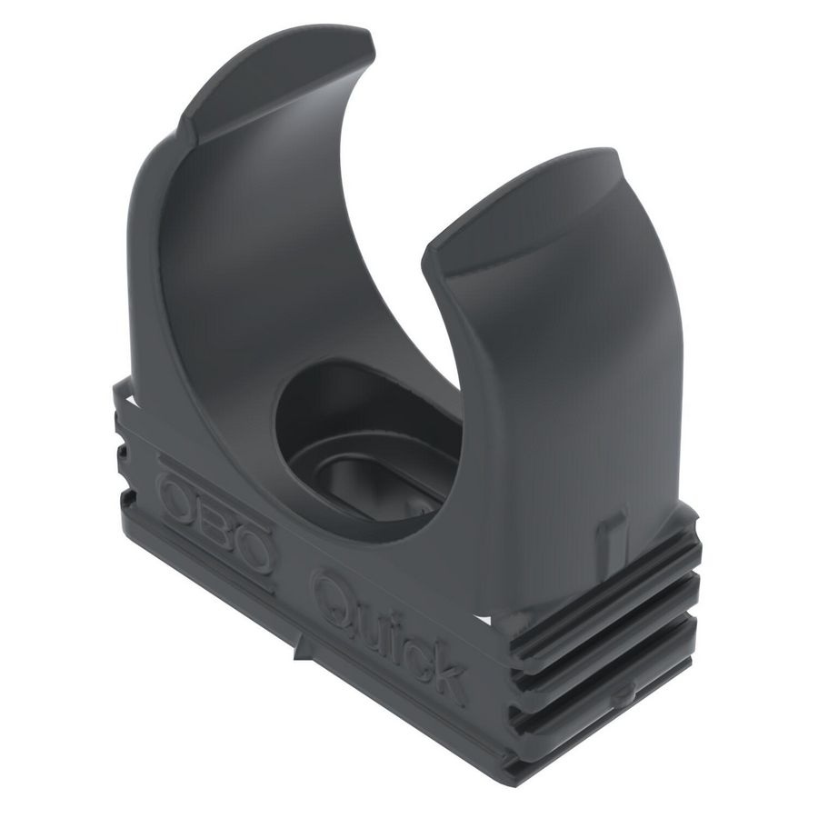 Quick-kabelbuisklem M25 Polypropyleen tiefschwarz RAL 9005 VVE=100