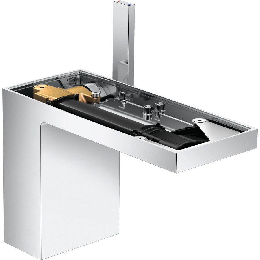 AXOR MyEdition 1-hendel wastafelmengkraan 110 met Push-Open zonder plaat chroom