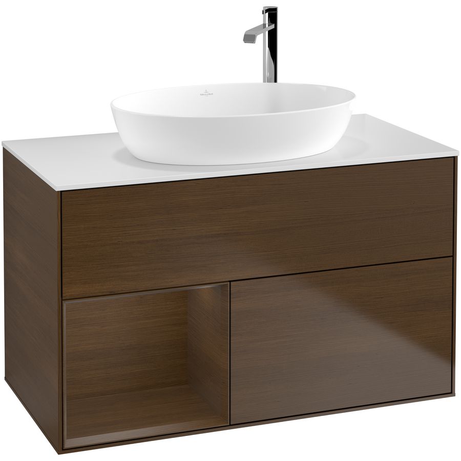 Wastafelonderkast Finion 1000x603x501mm W.Veneer G891GNGN