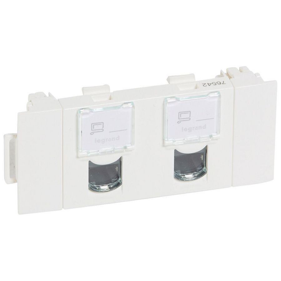Connector 2xRJ45 FTP Cat. 5e DLP Mosaic