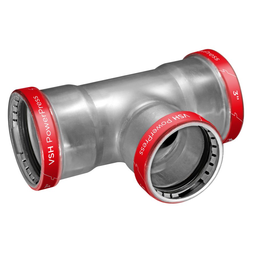 T-koppeling POWERPRESS EPDM FFF 2 1/2" EU