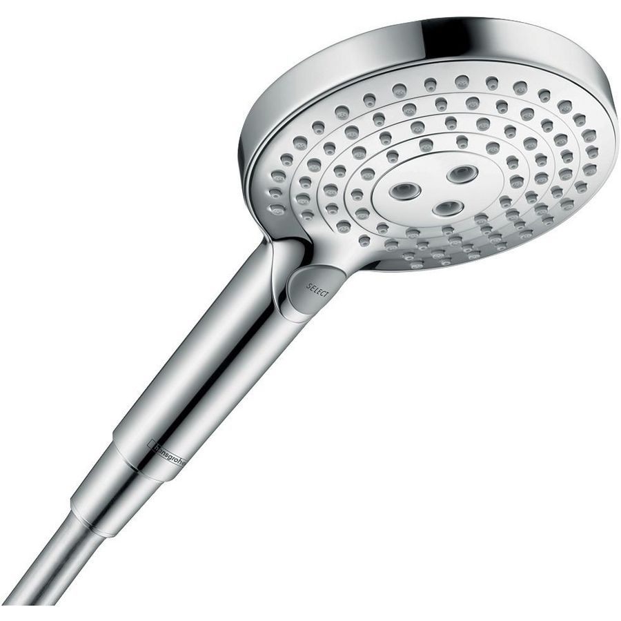 Raindance Select S120 handdouche 3 straalsoorten PowderRain chroom