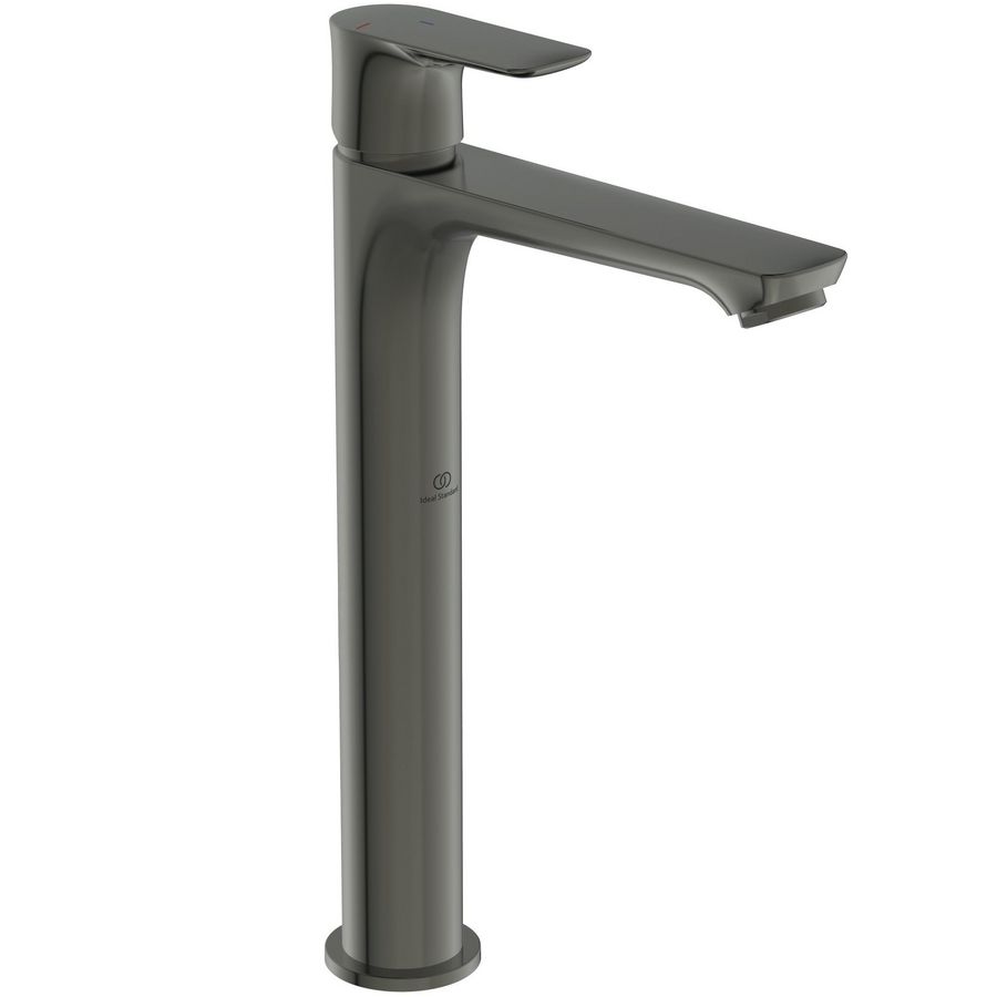 Connect Air hoog wastafelmengkraan zonder waste bluestart magnetic grey (grijs)