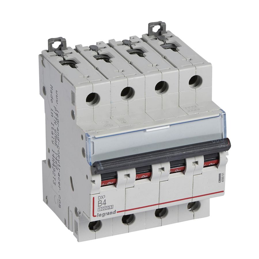 Installatieautomaat MCB DX³ 4-polig B-karakteristiek 4A 10000A