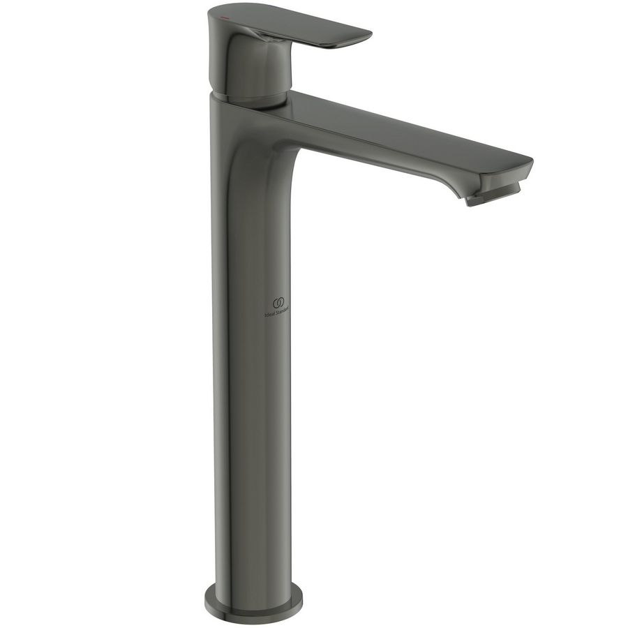 Connect Air hoog wastafelmengkraan 5l/min. zonder waste magnetic grey (grijs)