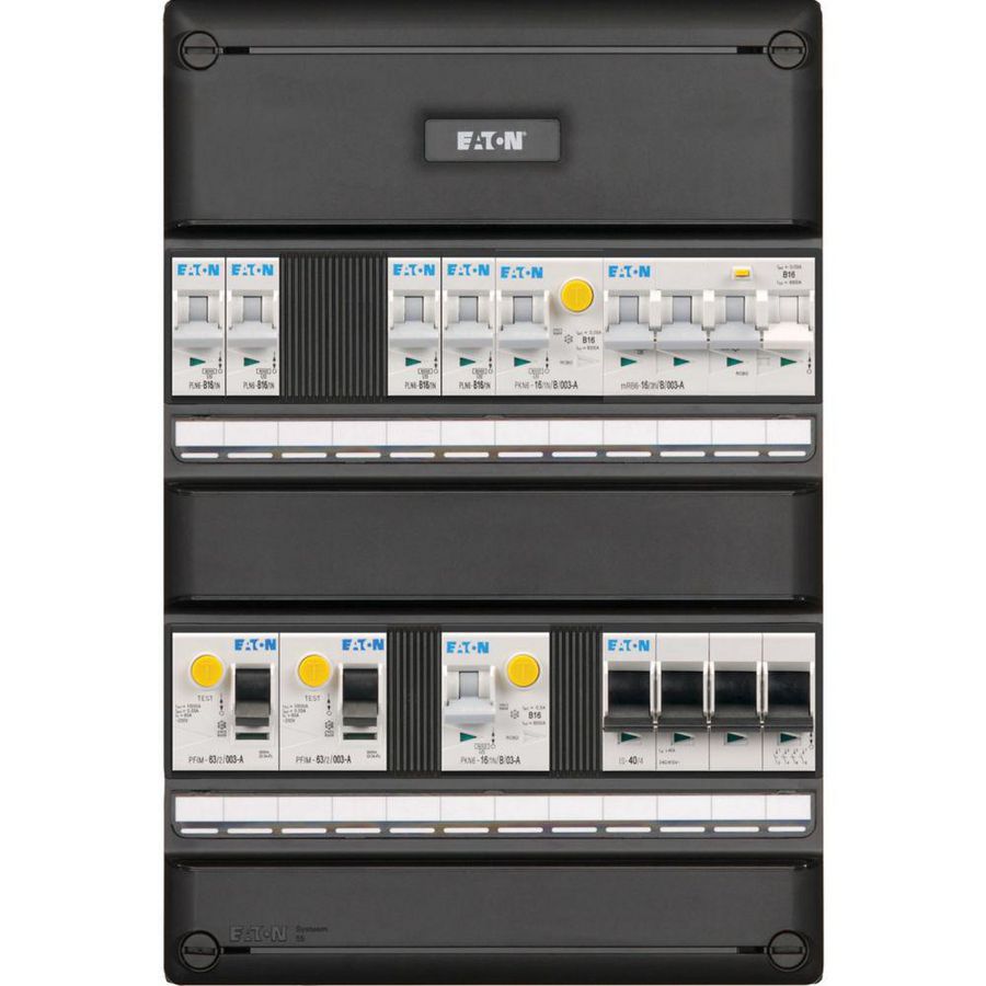 S55 PV ready FLEX, 3f, Inst.aut. 4 gr 2 ALS 63A 2p K PV A HS 64 Eaton