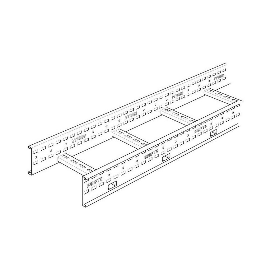 Lengte a 3m. Kabelladder 316L B200 H125