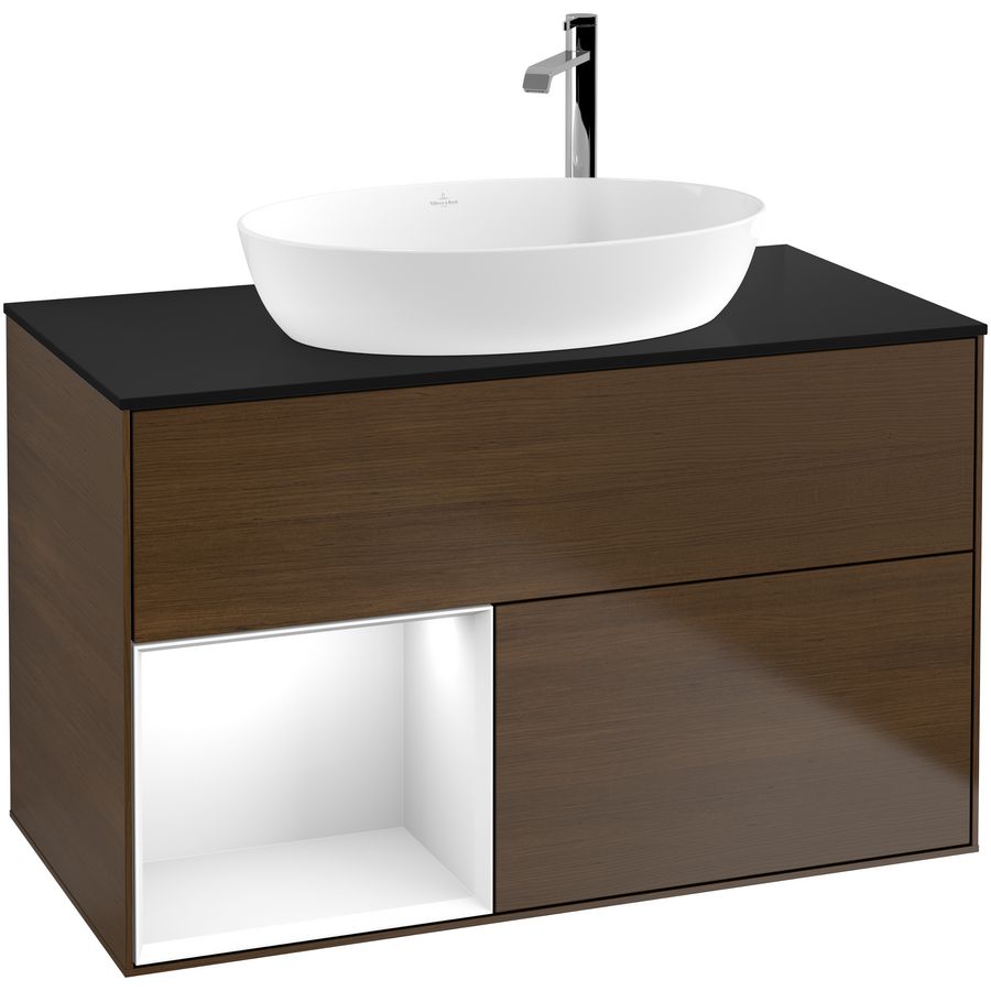 Wastafelonderkast Finion 1000x603x501mm W.Veneer G892GFGN