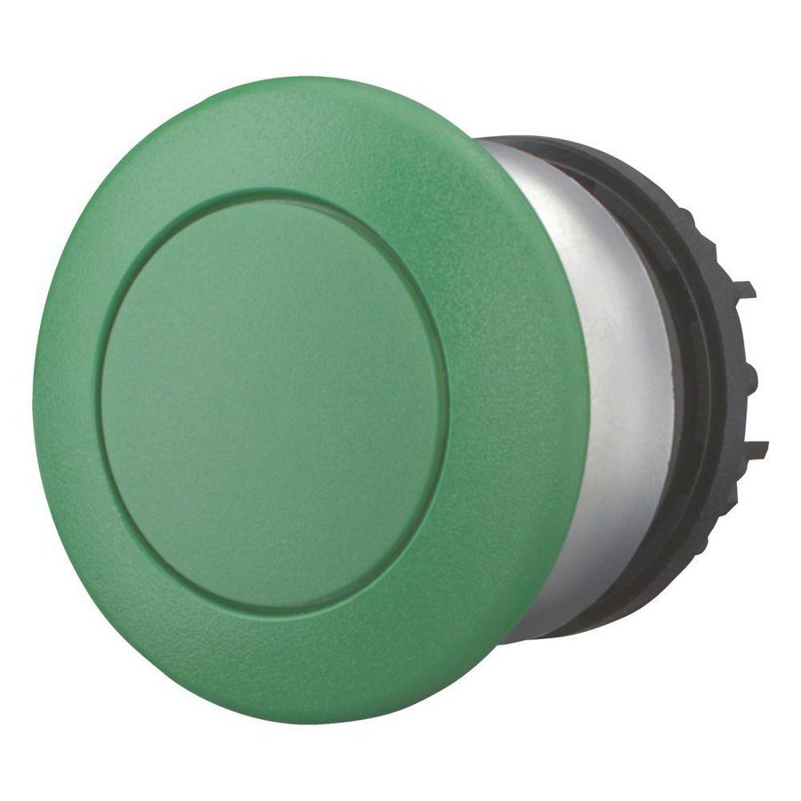 Paddestoeldrukknop groen terugverend M22-DP-G VVE=5