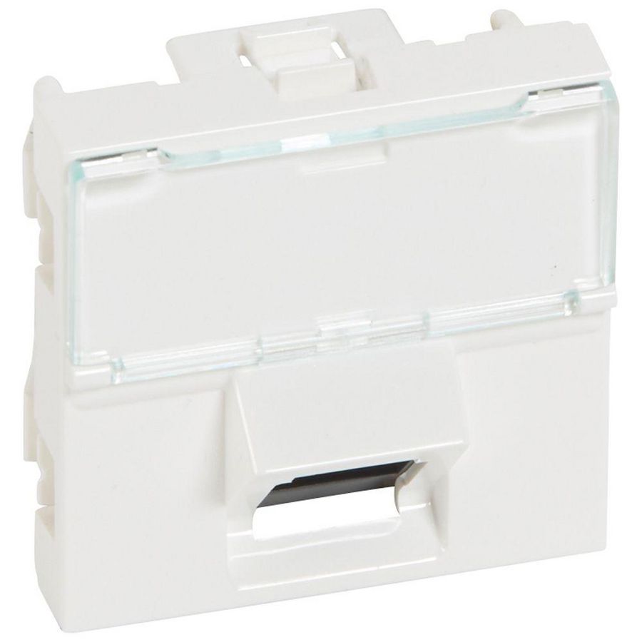 Connector RJ45 UTP LCS5 2 modulen hoek Mosaic