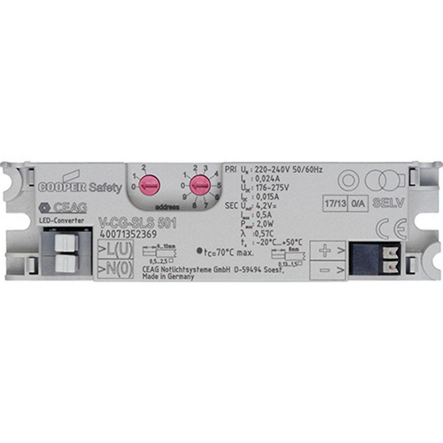 Adresseerbare CG-S LED driver, 500 mA, 1 LED (centrale systemen) Eaton Blessing