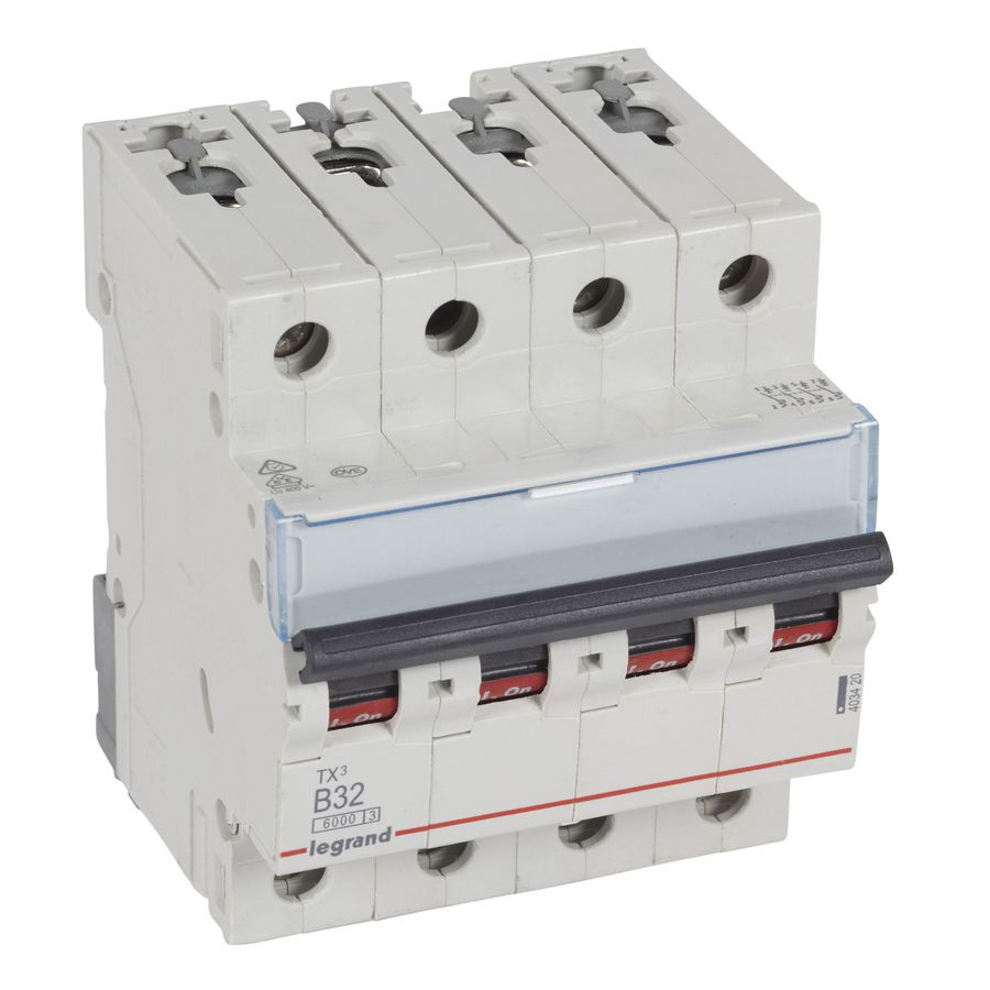 Installatieautomaat MCB TX3 4-polig B-karakteristiek 32A 6000A