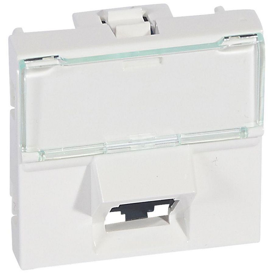 Connector RJ45 UTP LCS6 2 modulen hoek Mosaic